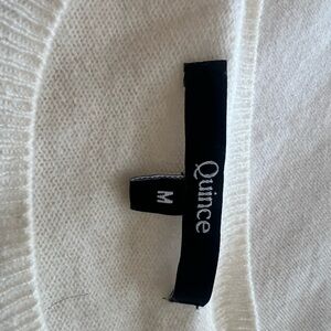 Quince Cream Sweater cashmere
